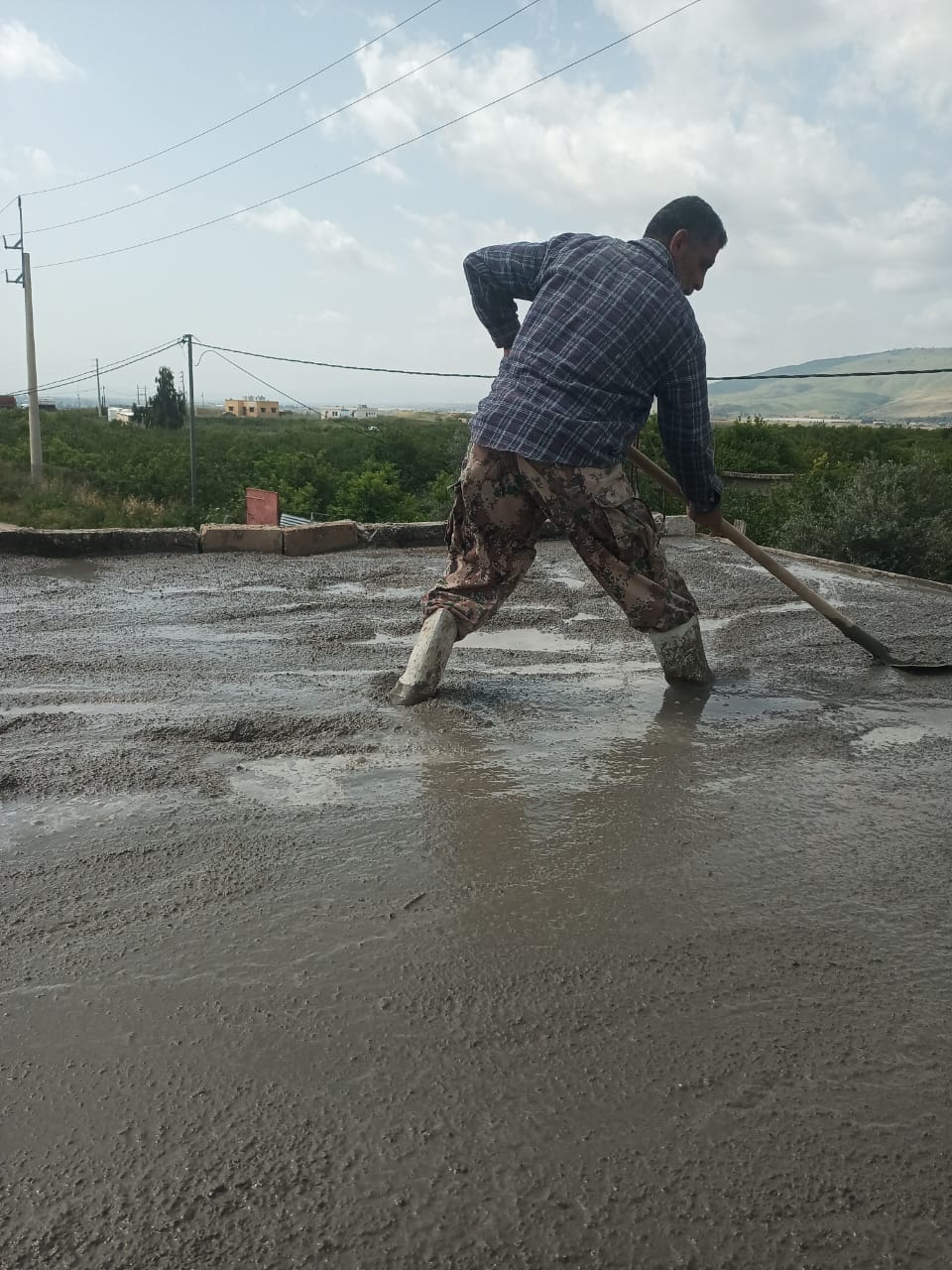 Documentary photograph from a work site